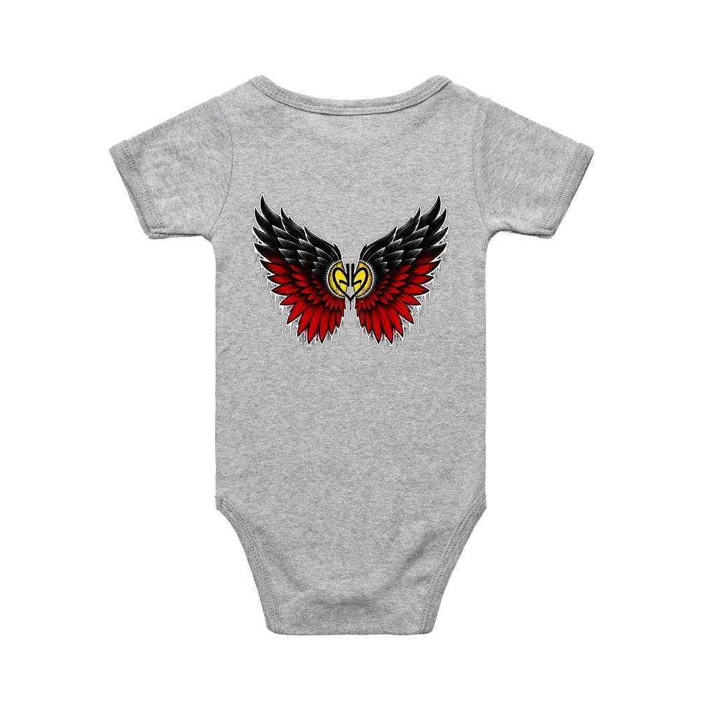 Grey Marle back flat lay