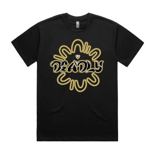 Black front flat lay