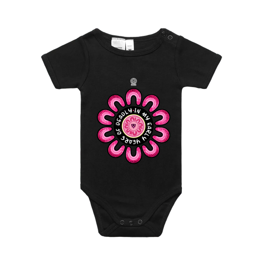 Black front flat lay