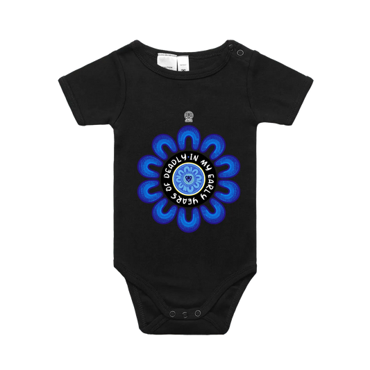 Black front flat lay
