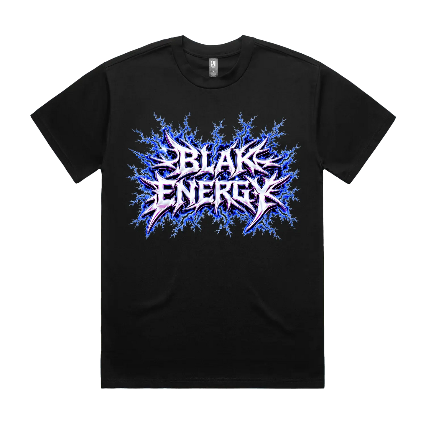 Black front flat lay