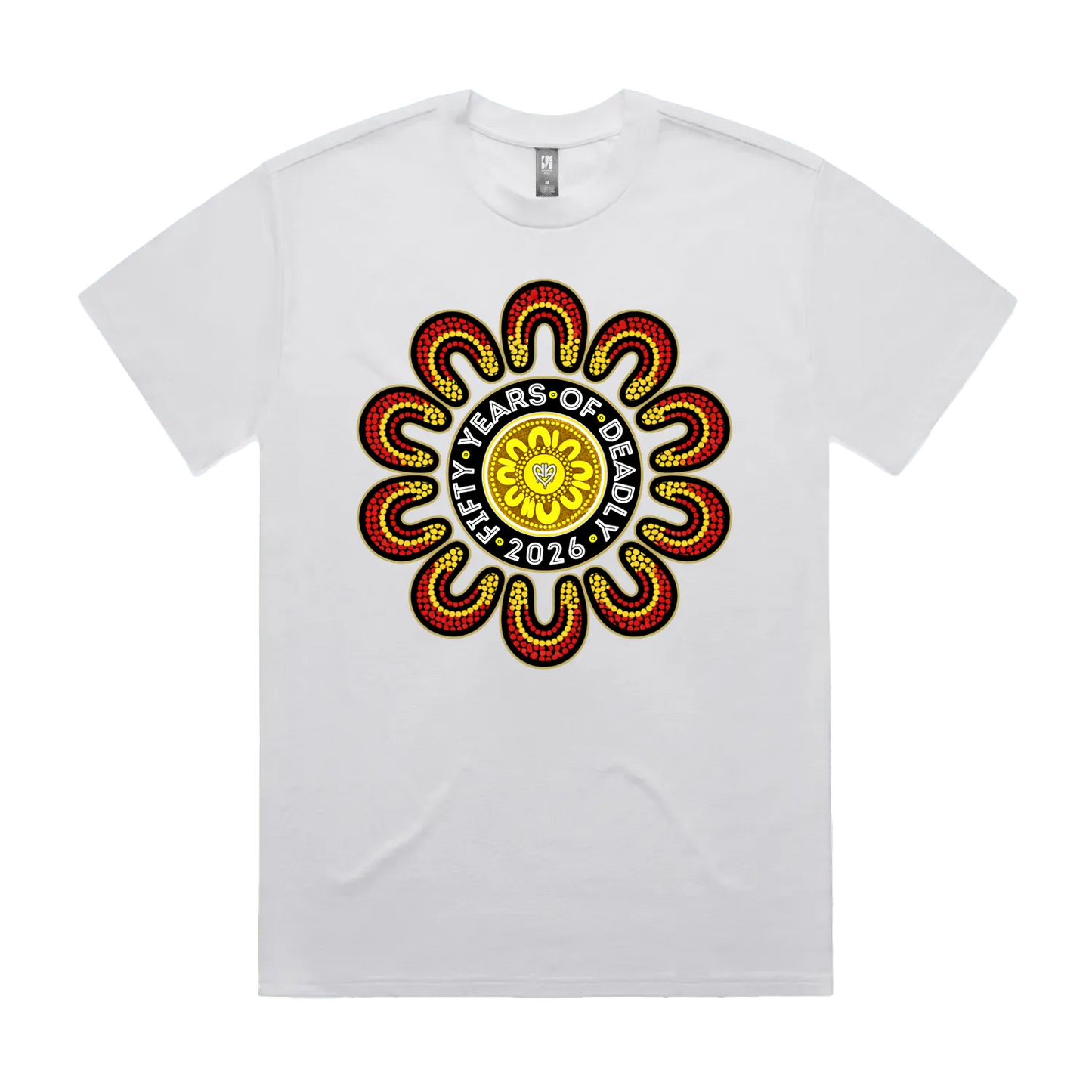 White front flat lay